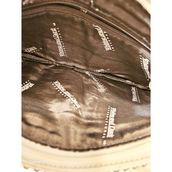 NWOT Vintage Whiting & Davis Off White Mesh Bag. - Picture 6 of 7